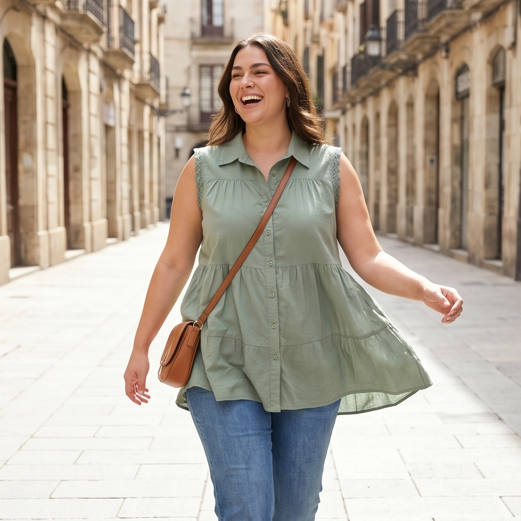 Blusa a vestir ATÉ XXL