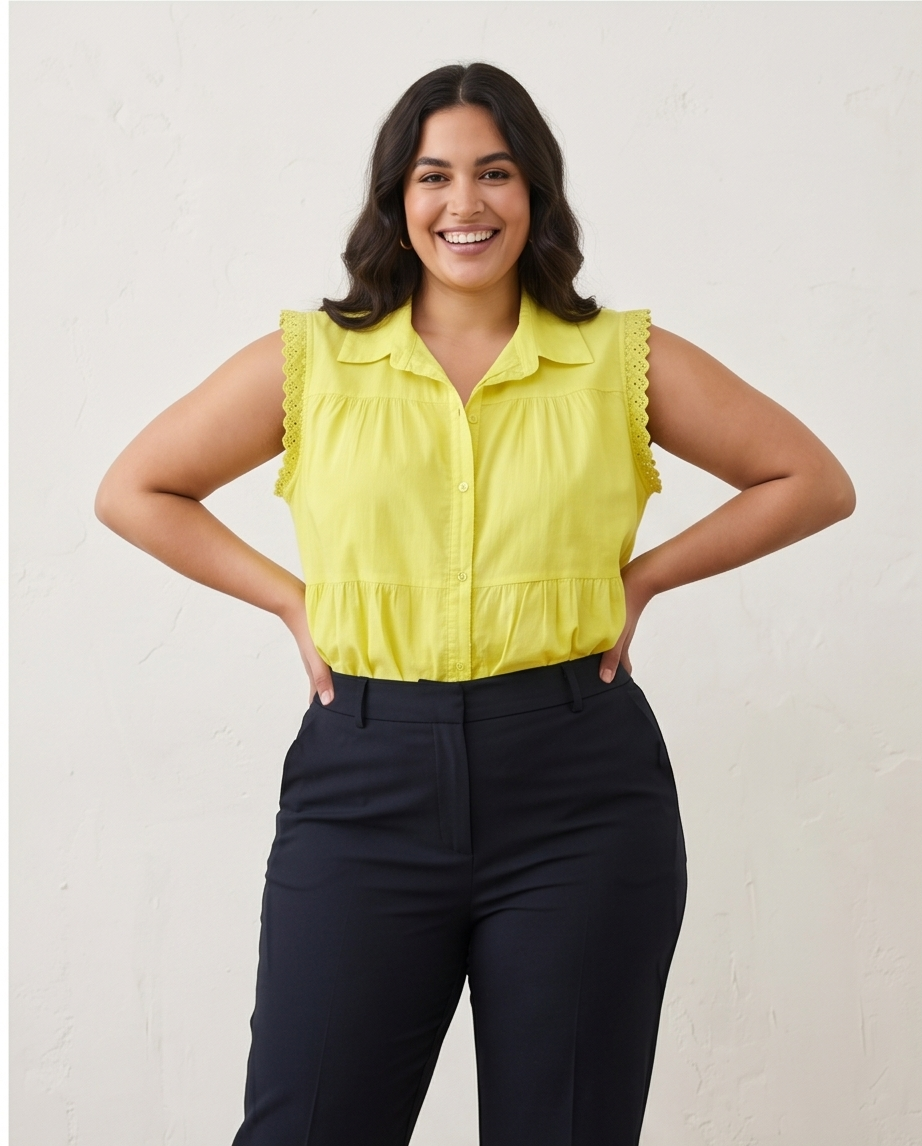 Blusa a vestir ATÉ XXL